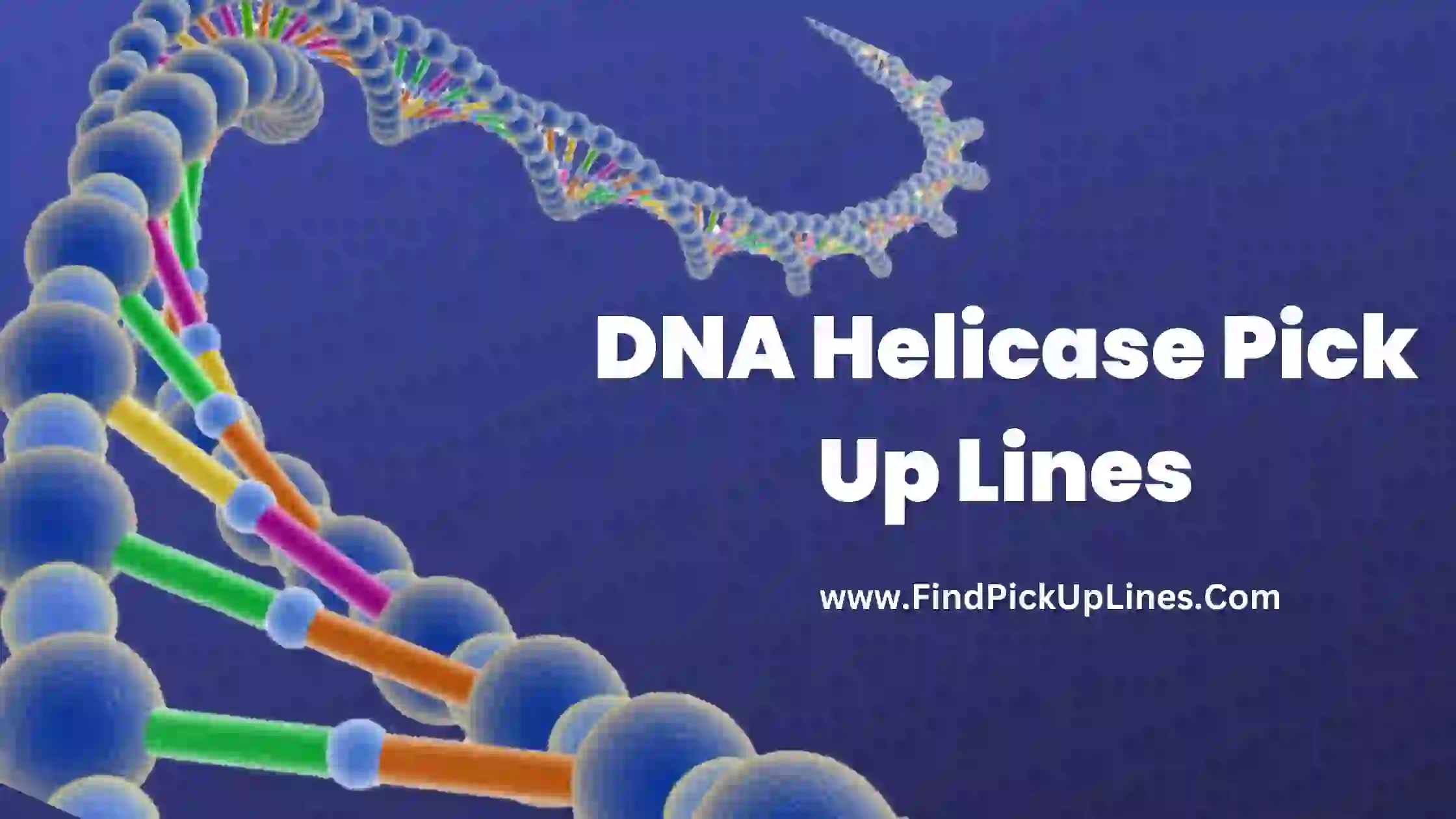 DNA Helicase Pick Up Lines